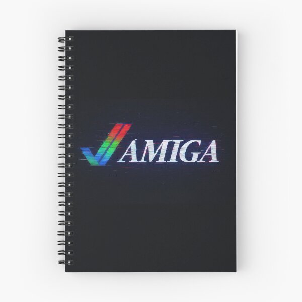 Item preview, Amiga Retro Logo Glitch Aesthetic Design designed and sold by Retr0Tshirts.