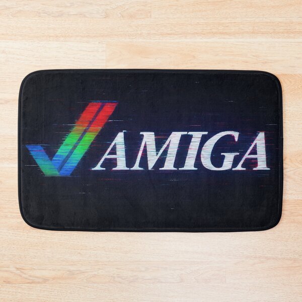 Item preview, Amiga Retro Logo Glitch Aesthetic Design designed and sold by Retr0Tshirts.