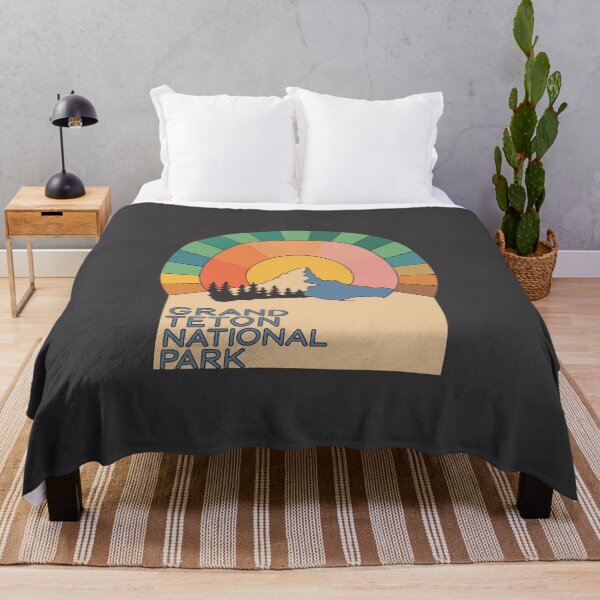 Item preview, Stylish Grand Teton National Park – Retro Sunset Mountain Adventure Tee designed and sold by paulo silveira.