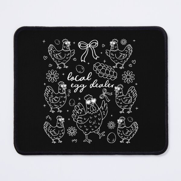 Item preview, Local Egg Dealer – Funny Chicken and Egg white Design designed and sold by EmeraldeaArt.