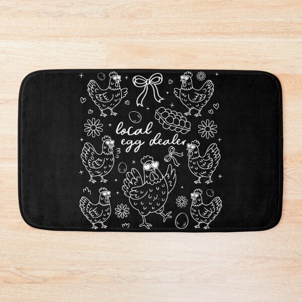 Item preview, Local Egg Dealer – Funny Chicken and Egg white Design designed and sold by EmeraldeaArt.