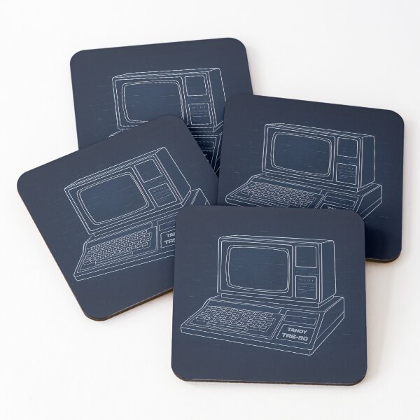 Item preview, Tandy TRS-80 Computer Blueprint Design designed and sold by Retr0Tshirts.