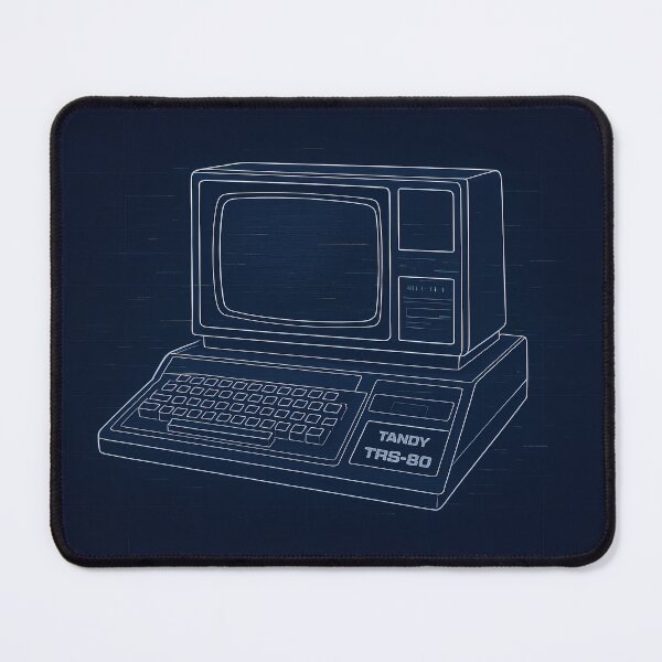 Item preview, Tandy TRS-80 Computer Blueprint Design designed and sold by Retr0Tshirts.