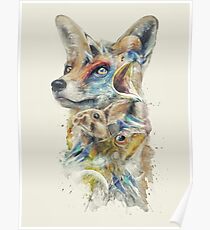 Póster Heroes of Lylat Starfox inspiró la pintura elegante del friki