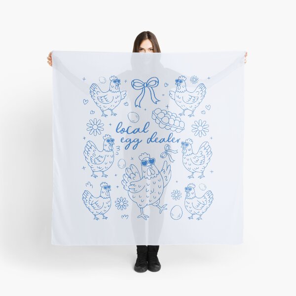 Item preview, Local Egg Dealer – Funny Chicken and Egg Blue Design designed and sold by EmeraldeaArt.