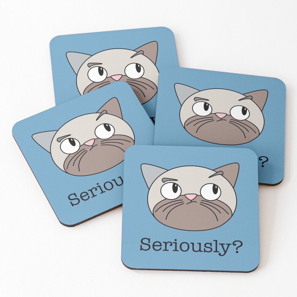 Item preview, Coasters (Set of 4) designed and sold by PasdeChatDesign.
