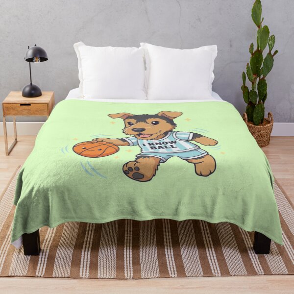 Item preview, I Know Ball – Cute Airedale Terrier Playing Basketball designed and sold by The Real Life Symphony.