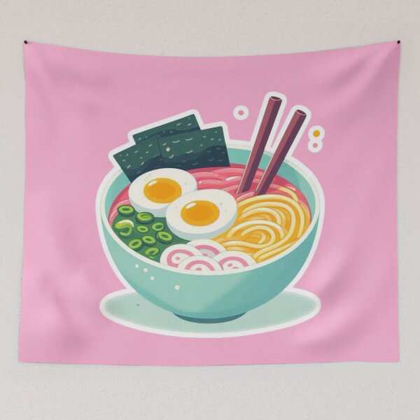 Item preview, Cute Kawaii Ramen Bowl – Adorable Anime Manga Noodle Lover Design designed and sold by Sugar Wisdom .