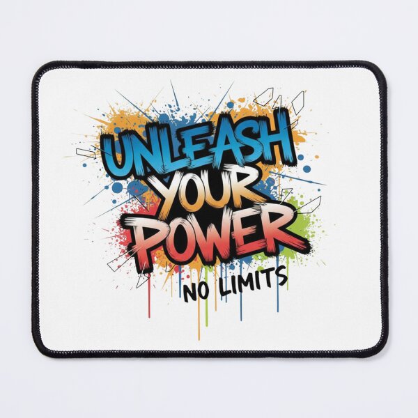 Item preview, Unleash Your Power – Motivational Graffiti Design designed and sold by Kavya Art.