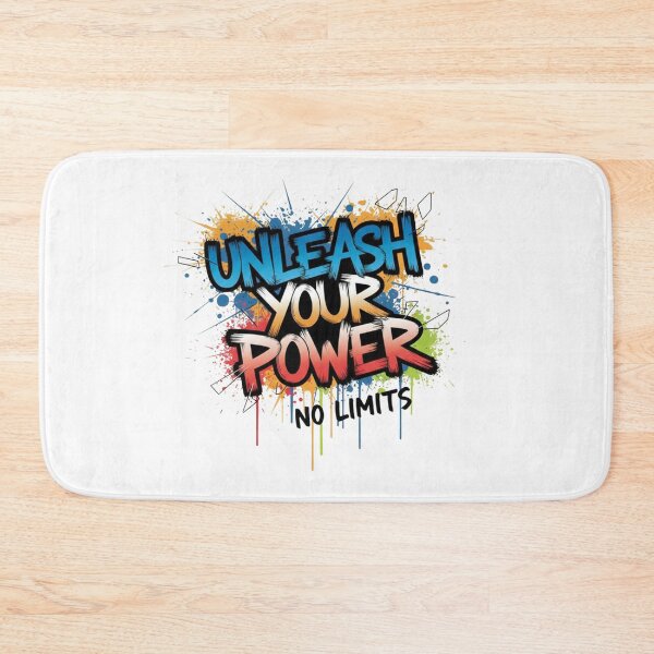 Item preview, Unleash Your Power – Motivational Graffiti Design designed and sold by Kavya Art.