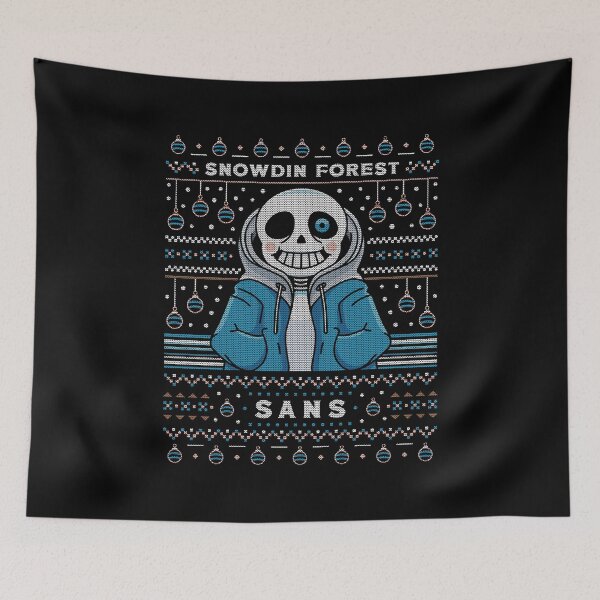 Item preview, Snowdin Forest Ugly Sweater designed and sold by Lagelantee.