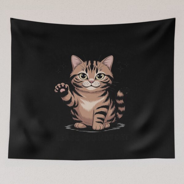Item preview, Funny Cat Social Overwhelm Trying My Best Emotional designed and sold by BlackStars3Neon.