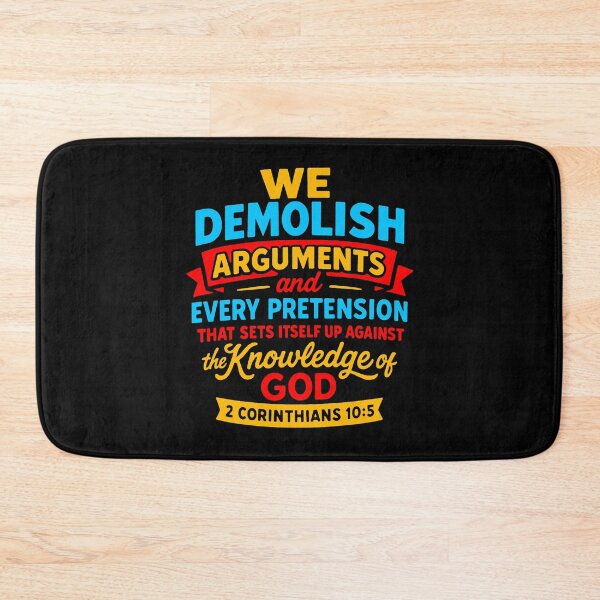 Item preview, 2 Corinthians 10:5 We Demolish Arguments And Every Pretension designed and sold by plushism.
