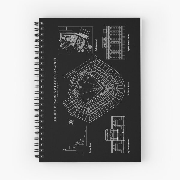 Item preview, Oriole Park At Camden Yards (White Stencil - No Background) designed and sold by BGALAXY.