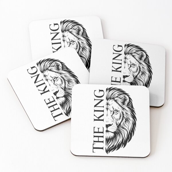 Item preview, The King – Half Lion Face T-Shirt Design designed and sold by Kavya Art.