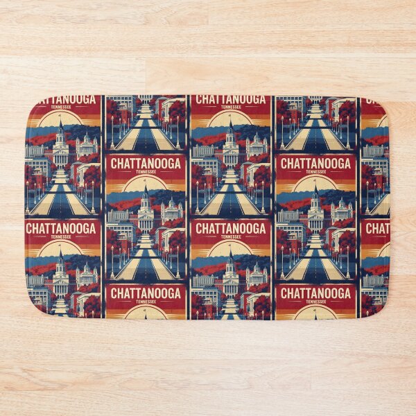 Item preview, Chattanooga Tennessee 1950s USA Vintage Travel Tourism designed and sold by TravelersGems.