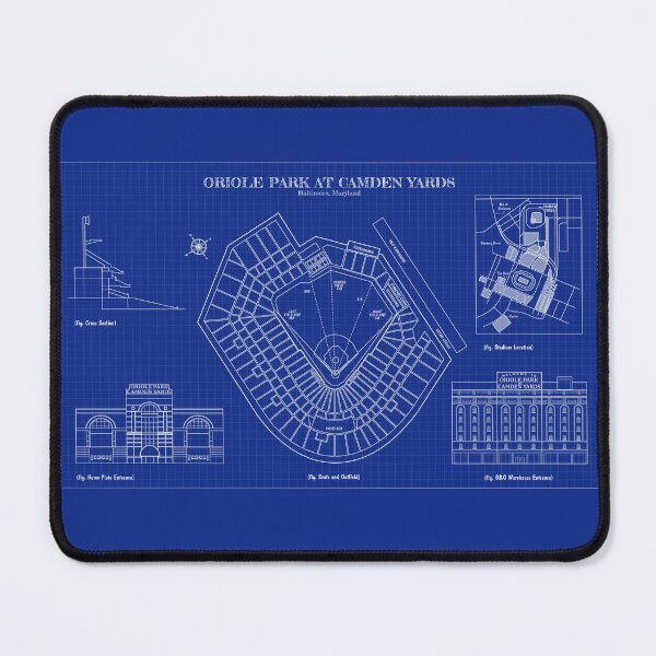 Item preview, Oriole Park At Camden Yards (Blueprint Version) designed and sold by BGALAXY.