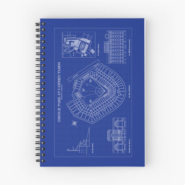 Item preview, Oriole Park At Camden Yards (Blueprint Version) designed and sold by BGALAXY.