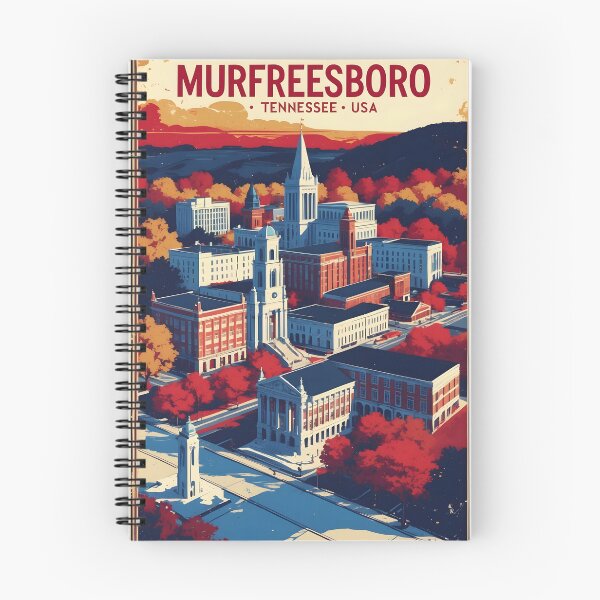 Item preview, Murfreesboro Tennessee 1950s USA Vintage Travel Tourism designed and sold by TravelersGems.