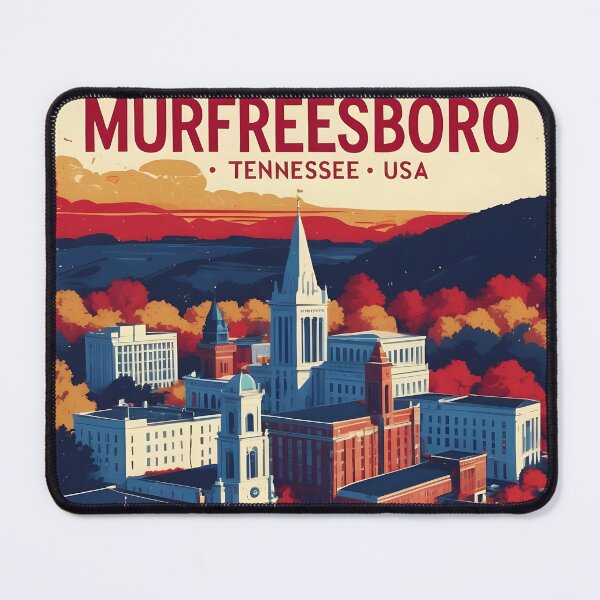 Item preview, Murfreesboro Tennessee 1950s USA Vintage Travel Tourism designed and sold by TravelersGems.