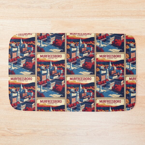 Item preview, Murfreesboro Tennessee 1950s USA Vintage Travel Tourism designed and sold by TravelersGems.