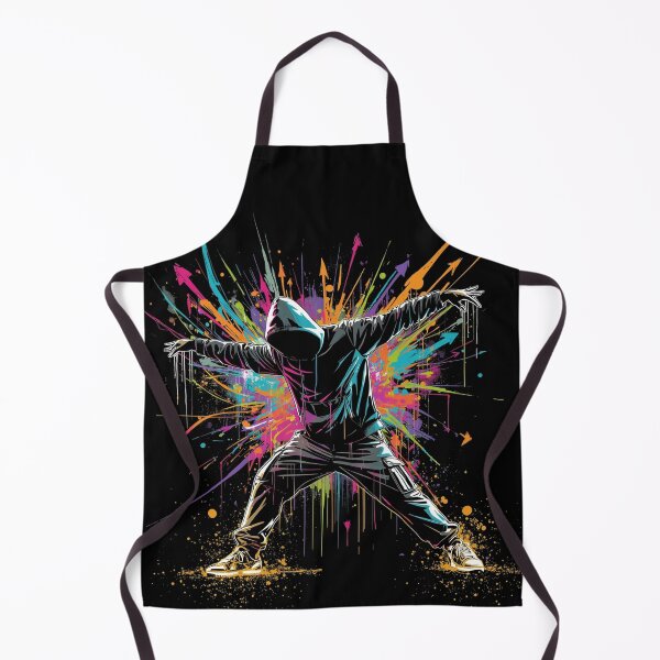 Item preview, Street Explosion – Colorful Graffiti Hooded Dancer Art designed and sold by PLUSHIWORLDtm.