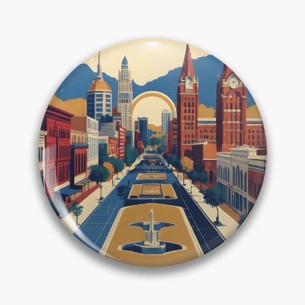 Item preview, Clarksville Tennessee 1950s USA Vintage Travel Tourism designed and sold by TravelersGems.