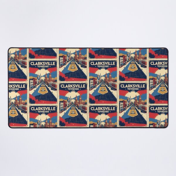 Item preview, Clarksville Tennessee 1950s USA Vintage Travel Tourism designed and sold by TravelersGems.