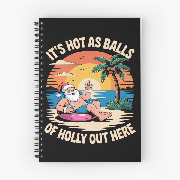 Item preview, Funny Christmas In July Hot As Balls Santa Summer Party designed and sold by BlackStars3Neon.