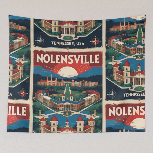 Item preview, Nolensville Tennessee 1950s USA Vintage Travel Tourism designed and sold by TravelersGems.