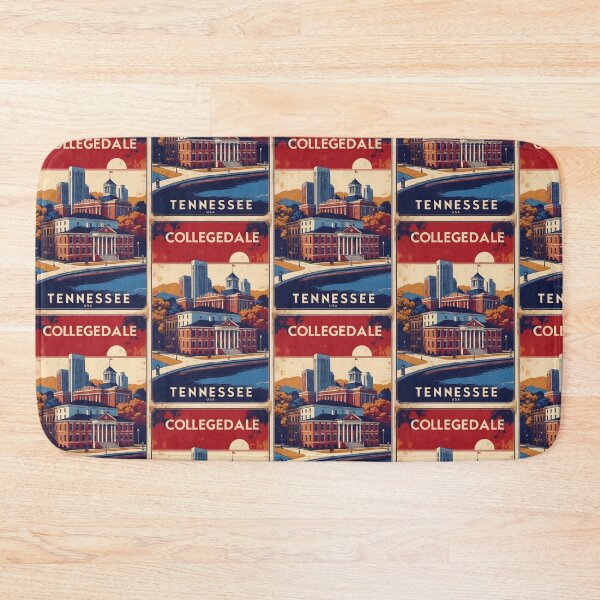 Item preview, Collegedale Tennessee 1950s USA Vintage Travel Tourism designed and sold by TravelersGems.