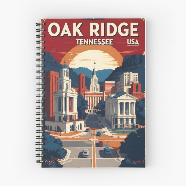 Item preview, Oak Ridge Tennessee 1950s USA Vintage Travel Tourism designed and sold by TravelersGems.
