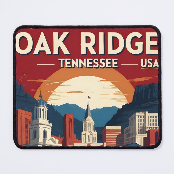 Item preview, Oak Ridge Tennessee 1950s USA Vintage Travel Tourism designed and sold by TravelersGems.