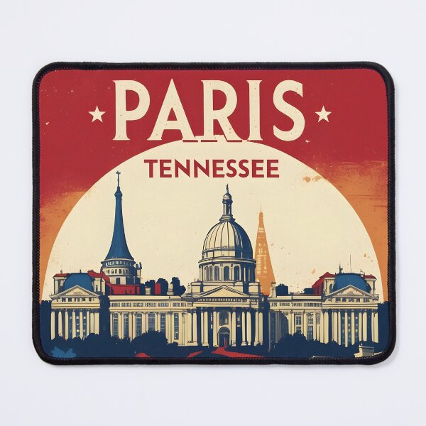 Item preview, Paris Tennessee 1950s USA Vintage Travel Tourism designed and sold by TravelersGems.