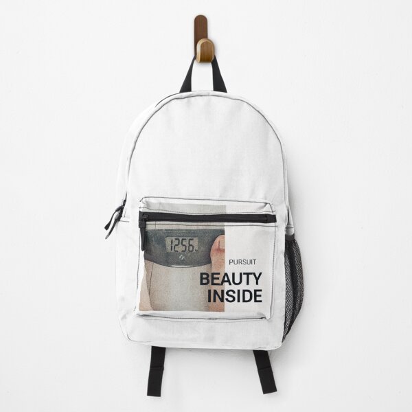 Item preview, PURSUIT BEAUTY INSIDE Scale Photo - Body Positivity Quote Art designed and sold by SergioMiklos.
