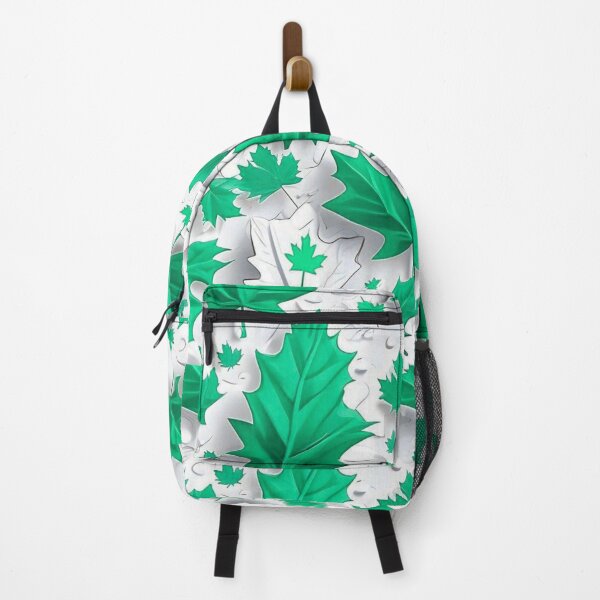 Item preview, Canadian Green Maple Leaf Pattern – Fresh Nature-Inspired Abstract Design designed and sold by Kruti Collection.