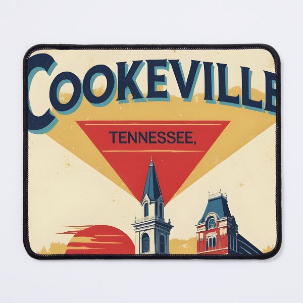 Item preview, Cookeville Tennessee 1950s USA Vintage Travel Tourism designed and sold by TravelersGems.