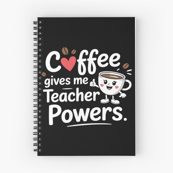 Item preview, Funny Coffee Gives Me Teacher Powers Back To School Teacher designed and sold by BlackStars3Neon.