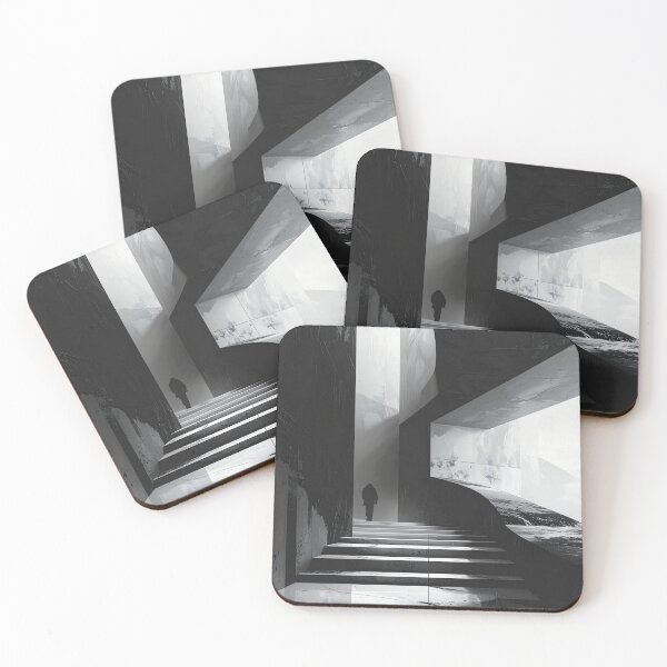 Item preview, Shadowed Passage – Futuristic Minimalist Architecture designed and sold by mcraft studio.