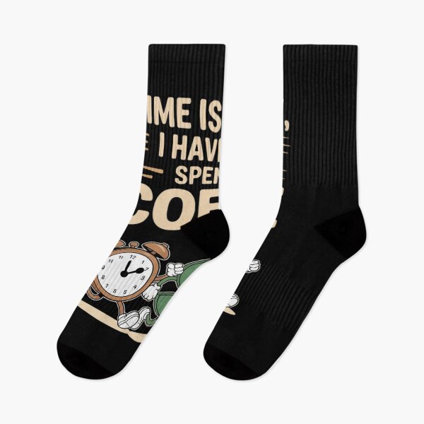 Item preview, Funny Coffee Humor Time Is Money Office designed and sold by BlackStars3Neon.