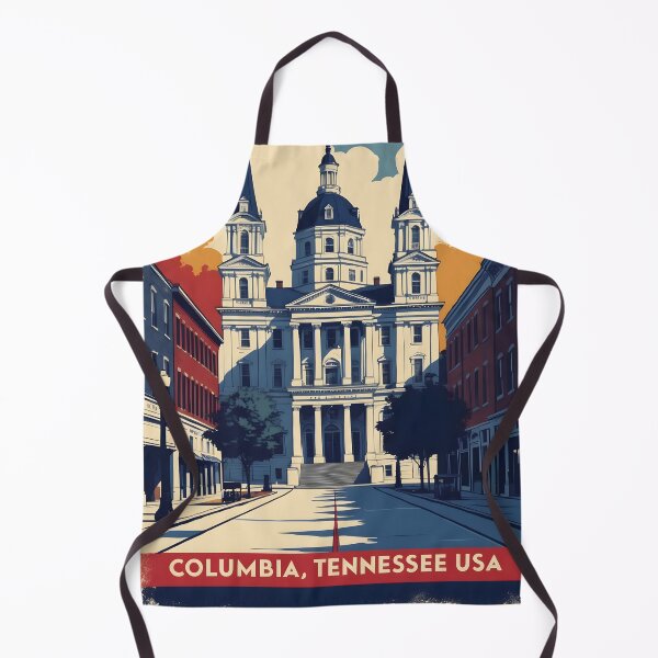 Item preview, Columbia Tennessee 1950s USA Vintage Travel Tourism designed and sold by TravelersGems.