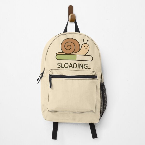 Item preview, Sloading – Funny Snail Loading Bar Pun designed and sold by Imaginationbeyond.