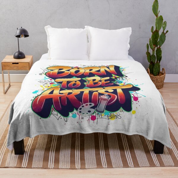 Item preview, Born to Be Artist – Graffiti Street Art Design designed and sold by Kavya Art.