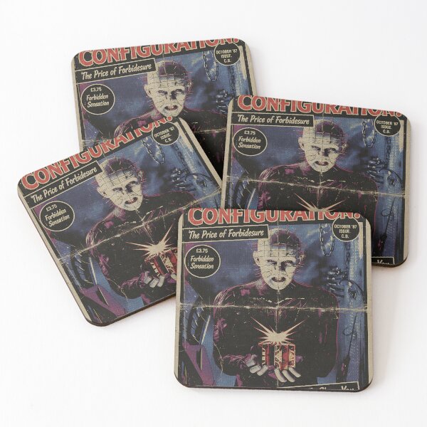 Item preview, The Forbidden Sensation: Vintage 80s Occult Puzzle Box Horror Magazine Cover designed and sold by vaerk.