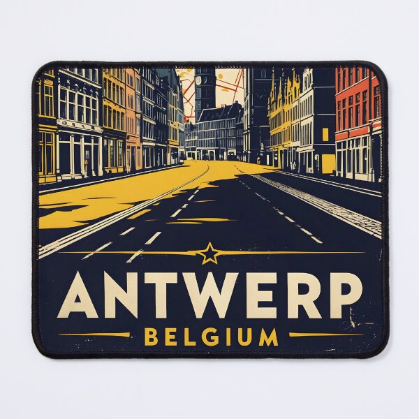 Item preview, Antwerp Belgium 1950s Vintage Travel Tourism designed and sold by TravelersGems.