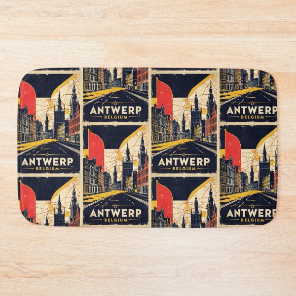 Item preview, Antwerp Belgium 1950s Vintage Travel Tourism designed and sold by TravelersGems.