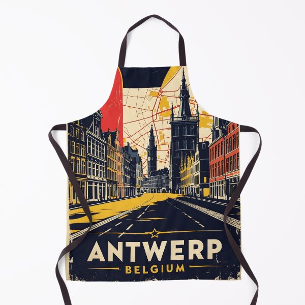 Item preview, Antwerp Belgium 1950s Vintage Travel Tourism designed and sold by TravelersGems.