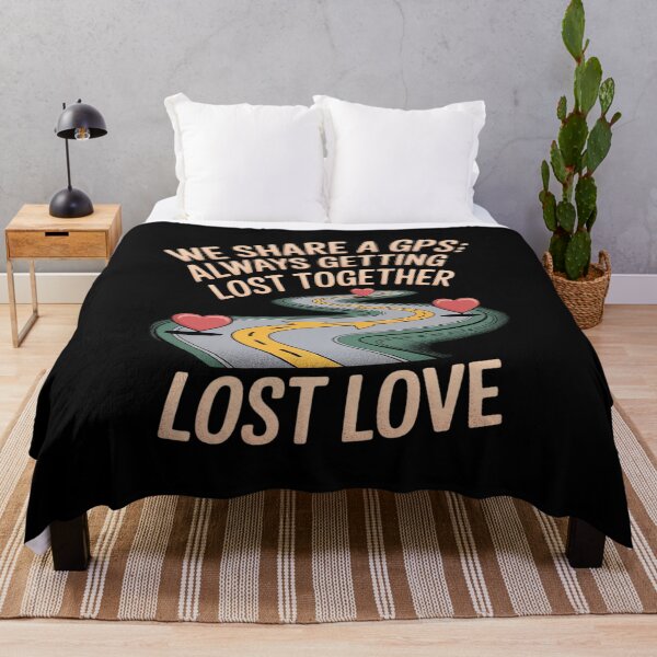 Item preview, Funny Couples Novelty GPS Lost Together Road Map designed and sold by BlackStars3Neon.
