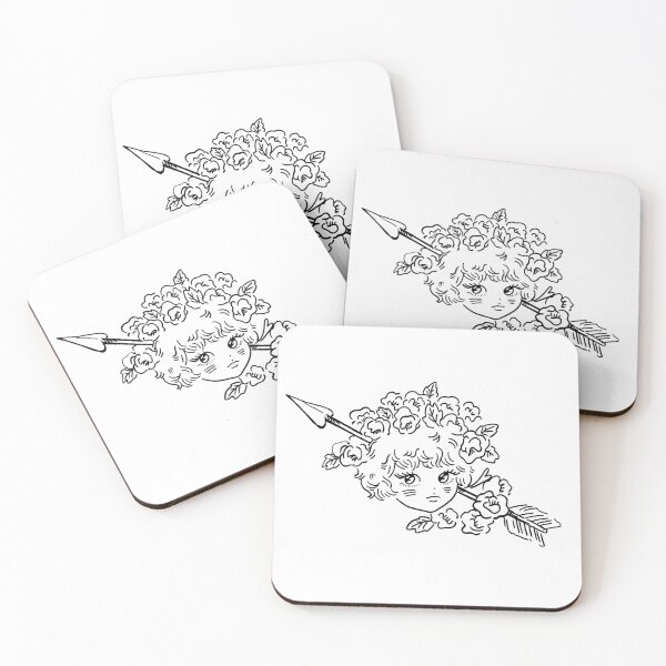 Item preview, Vintage Cherub Line Art · Floral Cupid with Arrow designed and sold by Allywork.