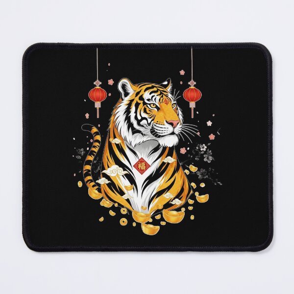 Item preview, Golden Tiger Prosperity designed and sold by ZodiacWonders.